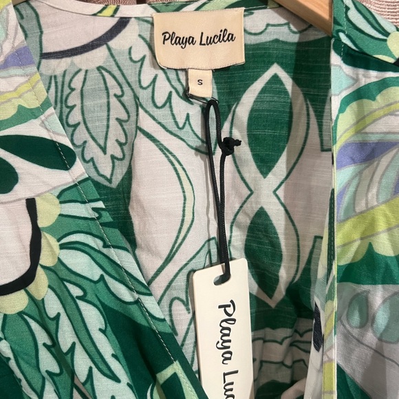 Ciao Lucia Paisley Long Sleeve Wrap Top, NEW - Picture 4 of 4